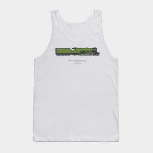 Flying Scotsman 1934 Speed Record 100 MPH (Color) Tank Top